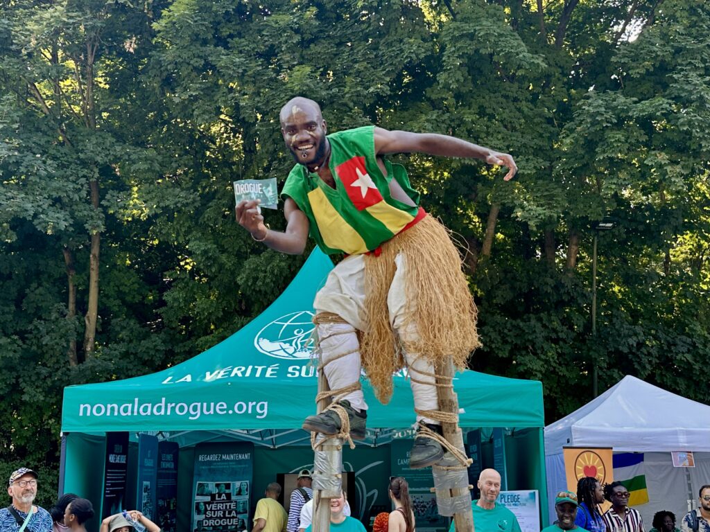 Defendiendo un futuro sin drogas en el Festival Afrodisiac de Bruselas
